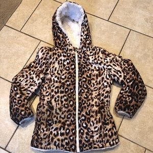 Justice brand reversible winter coat